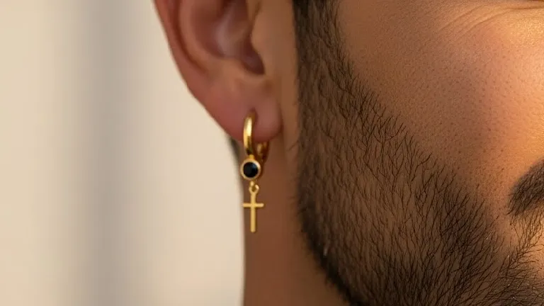 Elevate Your Style with Trendy Earrings for Guys Gold