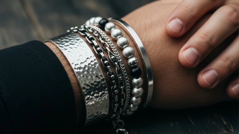 Silver Bracelets for G