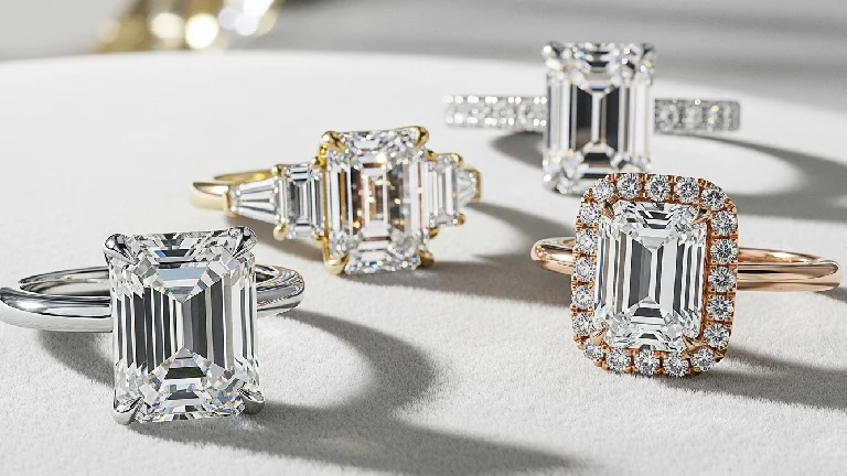 Emerald Cut Engagement Rings