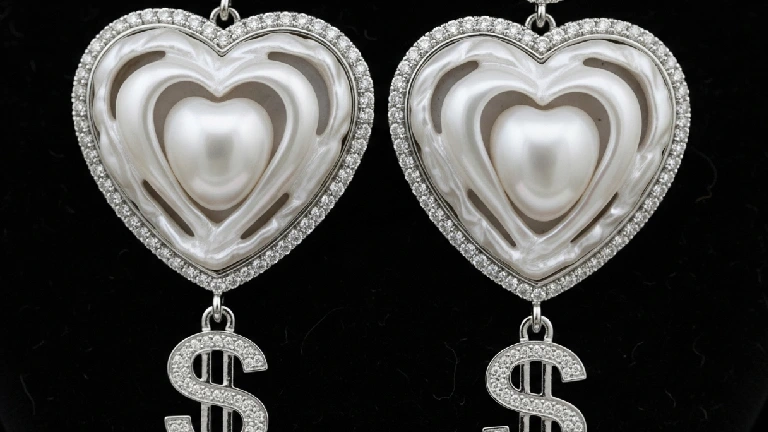 Shop Heart-Shaped Pearl Earrings